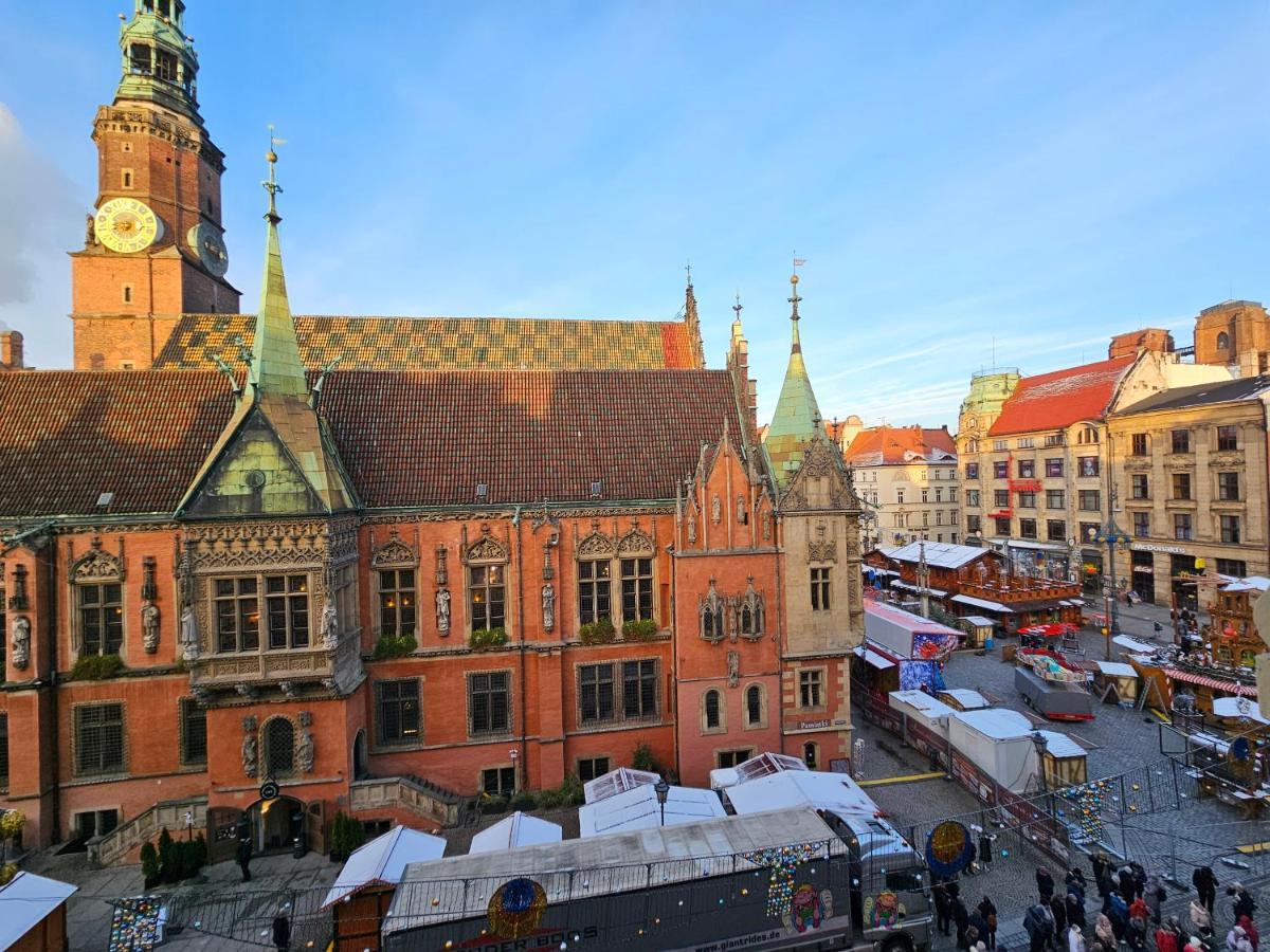 Rynek Market Square Wroclove Tectum Apartments Z Widokiem Na Rynek Wrocław Extérieur photo